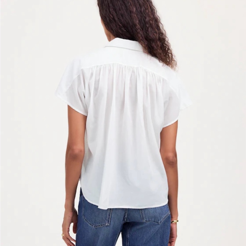 Cap-Sleeve A-Line Top Madewell NWT - Picture 3 of 3